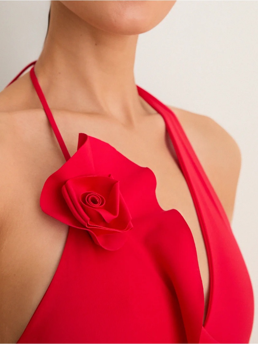 Maygel Coronel Nori Red One Piece Flower 3d Swimsuit Red Exclusive Tuckernuck — image 2 of 8